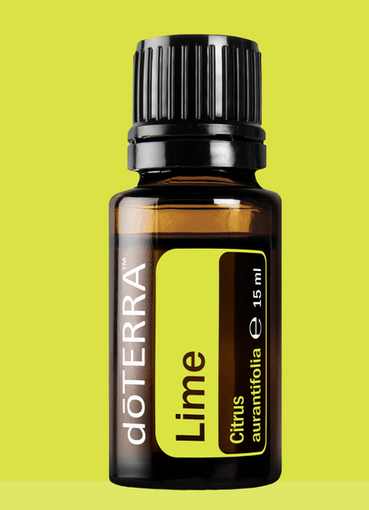 DoTERRA Ätherisches Öl: Lime (Limette) 15ml – Kaltgepresstes Zitrusöl für erfrischende Getränke und Speisen