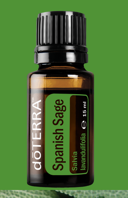 Doterra Ätherisches Öl Doterra Spanischer Salbei (Spanish Sage) 15ml - Kühlendes Massageöl für Fokus & Regeneration