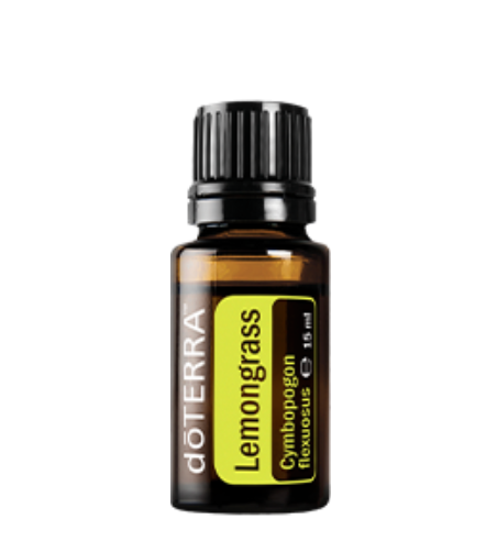 doTERRA Ätherisches Öl: Lemongrass (Zitronengras) 15ml – Rauchig-zitrisches Aroma für Küche und Hautpflege